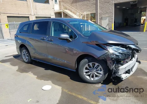 2022 Toyota Sienna Le из США, поврежденный, VIN 5TDKRKEC3NS097101